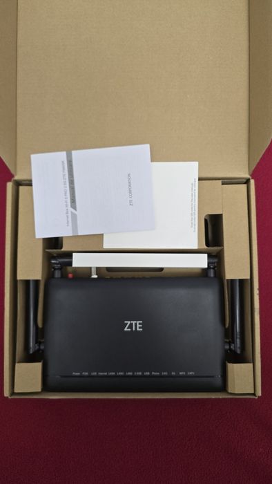 Router/ONT ZTE F6605R 2.5Gbps – Wi-Fi 6, AX3000, Liber de retea (Deblocat) – Ca NOU