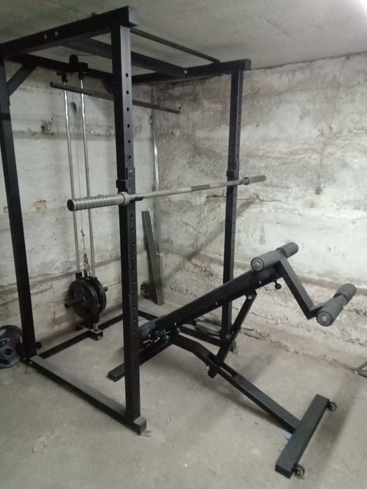Тренажер Силовая рама со скамьей . БЕЗ ШТАНГИ ! ,