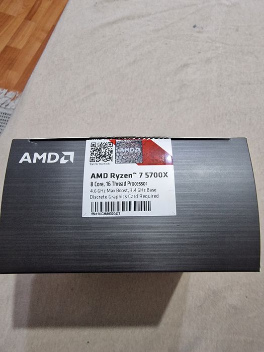 Procesor AMD Ryzen 5700x