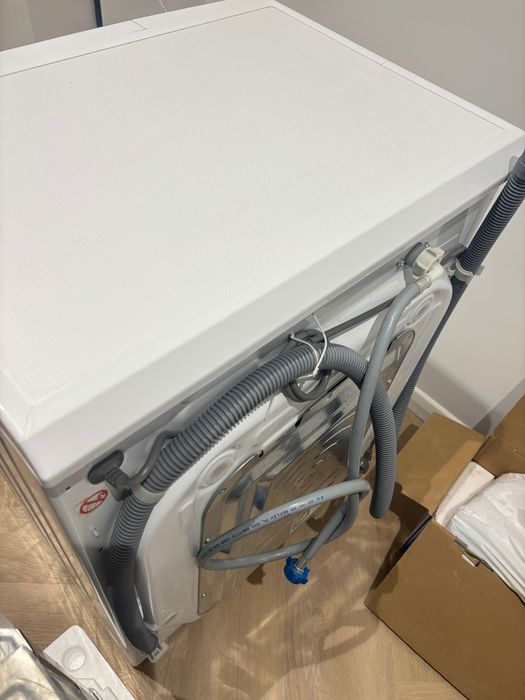 Masina de spalat rufe Slim LG F2WR508S0W, 8 kg, 1200 rpm, Clasa A, Motor Direct Drive, Smart Diagnosis