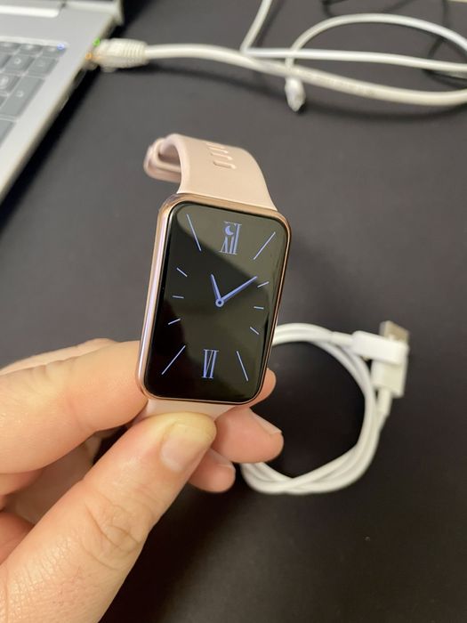 Huawei B09 Watch FIT Silicone Strap, Nebula Pink