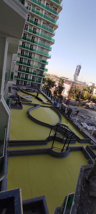 Гидроизоляция крыш, террас из ПВХ И ТПО мембраны