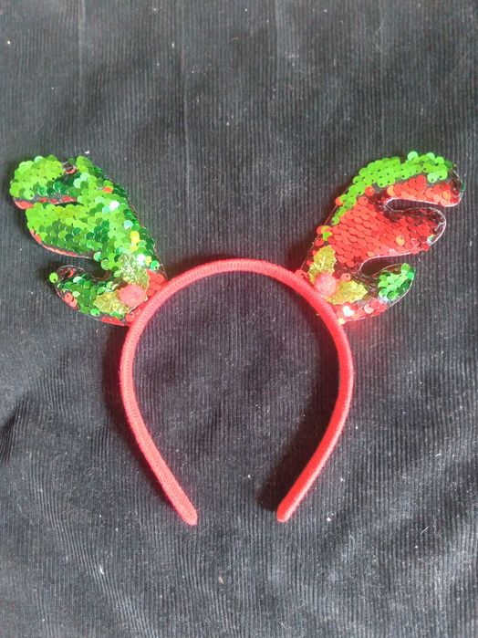 Ободок рога для праздника детский