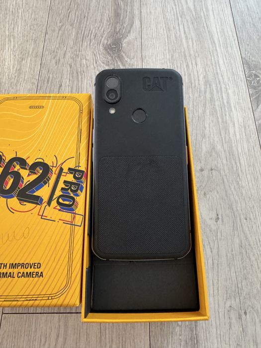 Telefon rezistent la socuri de santier constructii CAT S62 PRO antisoc antipraf antiapa cu CAMERA TERMALA impecabil ca nou perfect functional