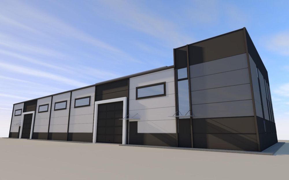 Inchiriez Hala 500mp cu showroom Apahida