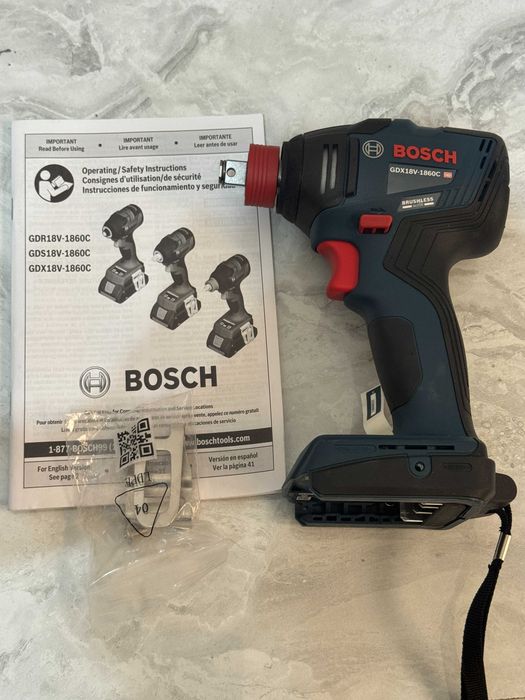 Bosch GDX18V-210 C, гайковерт /шуруповерт 1/4”–1/2”, 3 скорости