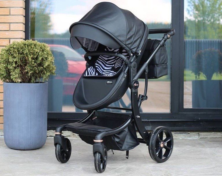 Коляска 2в1 прогулочная, люлька teknum