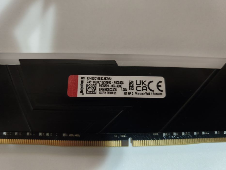 32gb DDR4 3200Mhz Kingston hyperX Fury Beast.16gbx2