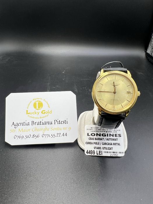 Ceas aur  Longines  cod 21552