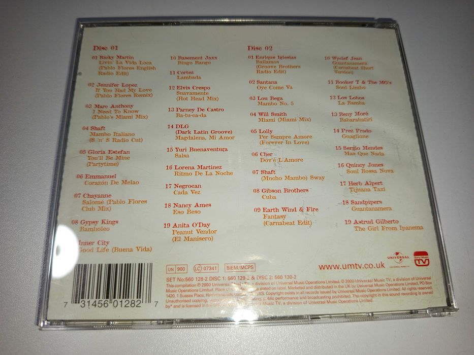 Компакт диск Latin Fever 2CD's