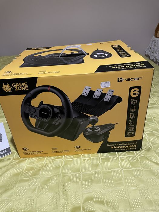 Геймърски волан Tracer SimRacer 6in1 – педали и скорости