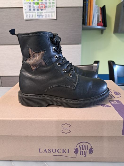 Боти за момиче естествена кожа Lasocki номер 32