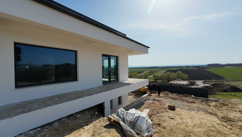 Casă premium în Moara – proiect modern, 152 mp utili, 8 ari teren