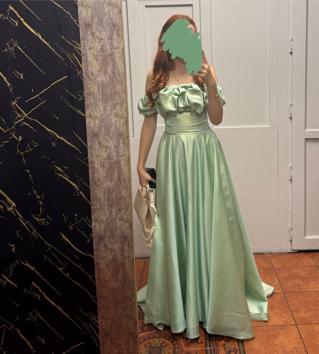 Продам выпускное платье за 55000тг, 1 раз одевали