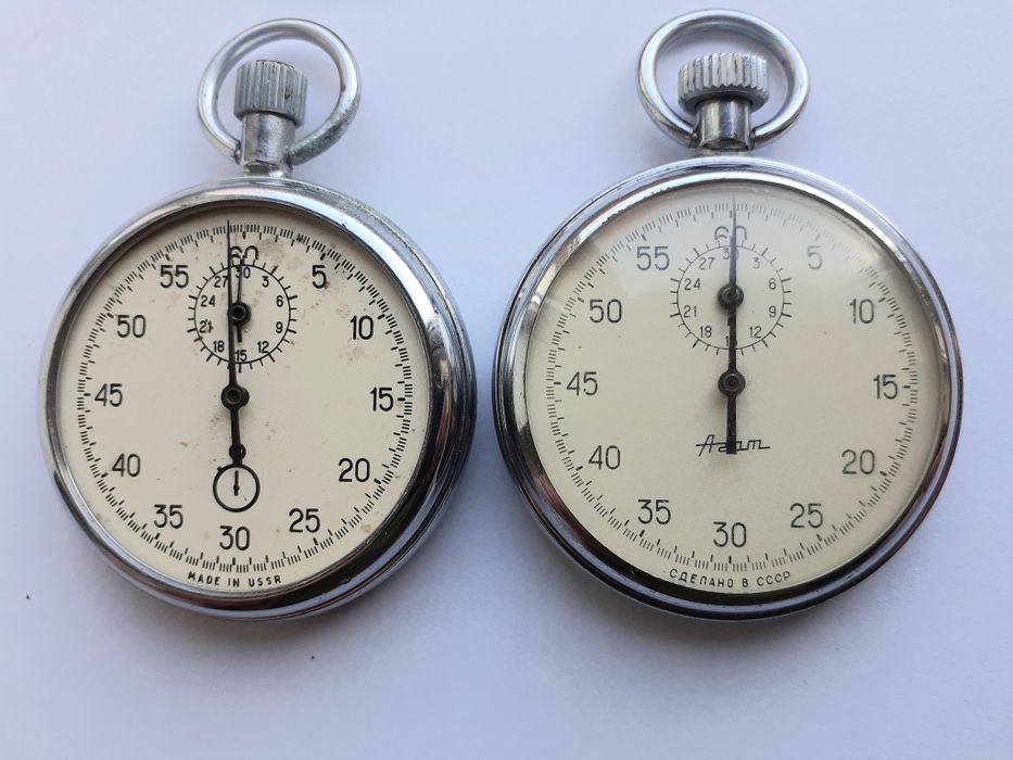 Doua cronometre rusesti