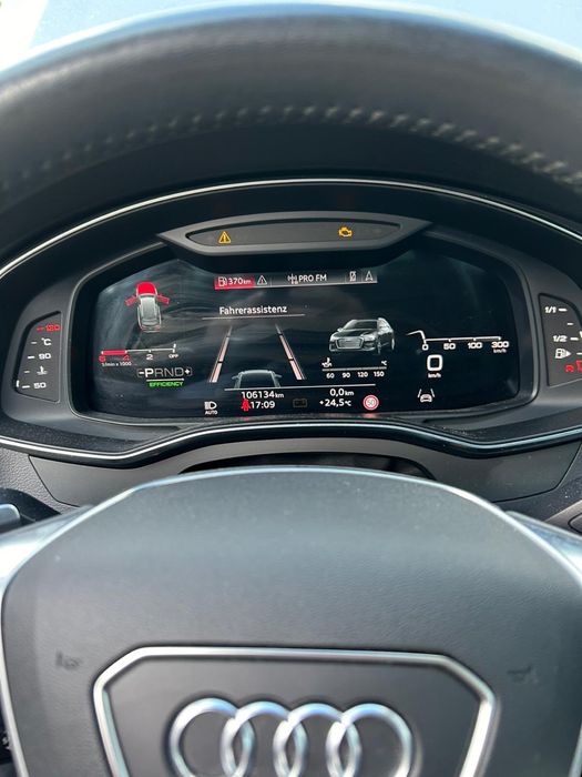 Volan din piele cu încălzire Audi A6 4K C8 ( volan fără airbag)