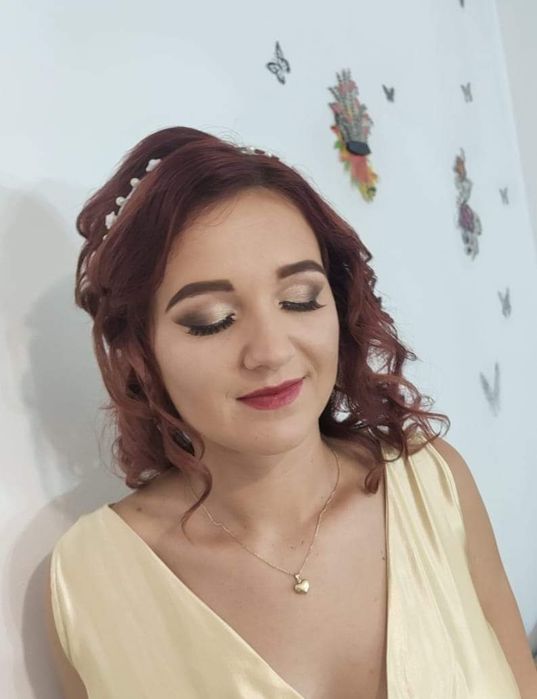 Extensii păr natural  unghii cu gel si semi make-up ,vopsit Bacău