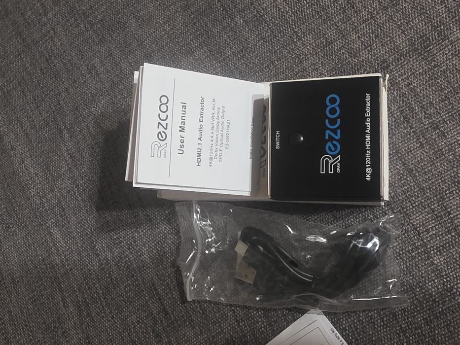 HDMI 2.1 Audio Extractor / Сплитер Rezcoo 4K 120Hz (Dolby Atmos)