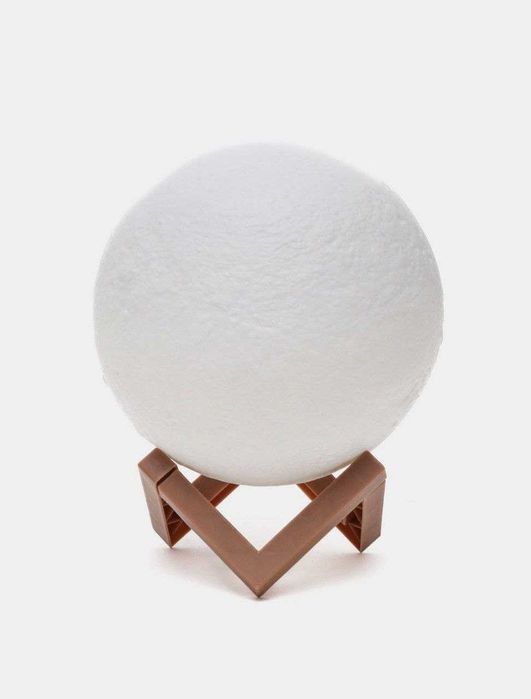 Светильник лампа в виде Луны с подставкой. 8,5-15см