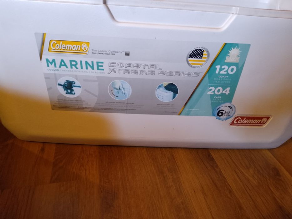 Lada frigorifica coleman marine 120Quart