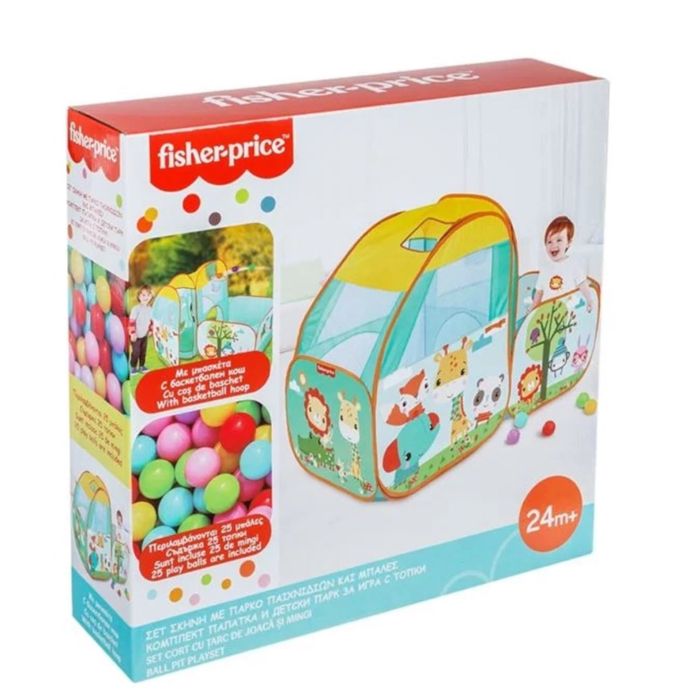 Set cort cu piscina si bile de joaca - Fisher Price