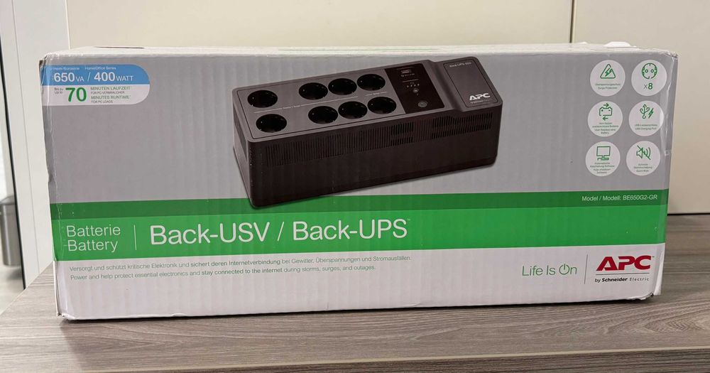 Нов (неразпечатан) APC Back-UPS - BE650G2-GR