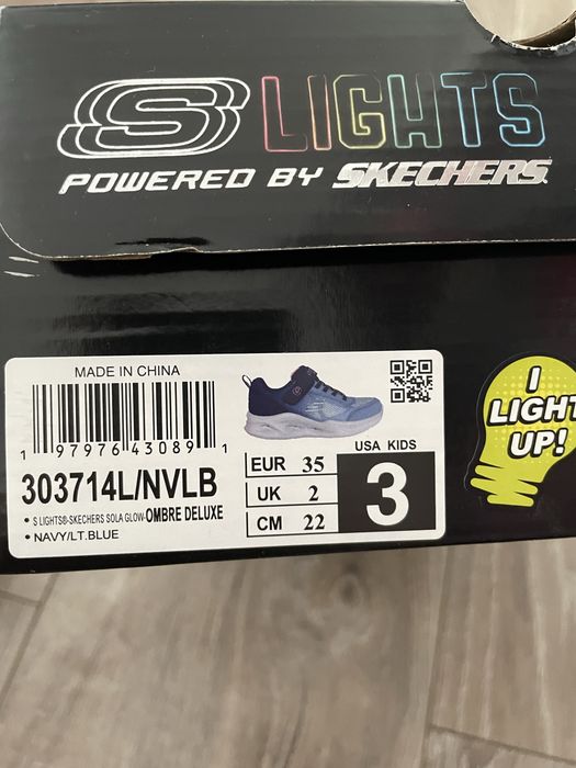 Skechers cu leduri nr.35