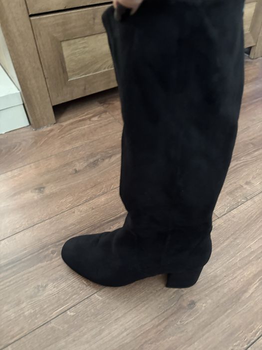 Gerry Weber ботуши от естествен велур/кожа