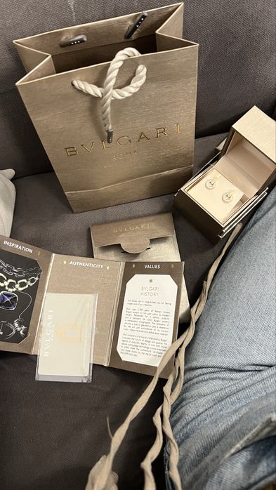 Серьги bvlgari (original)