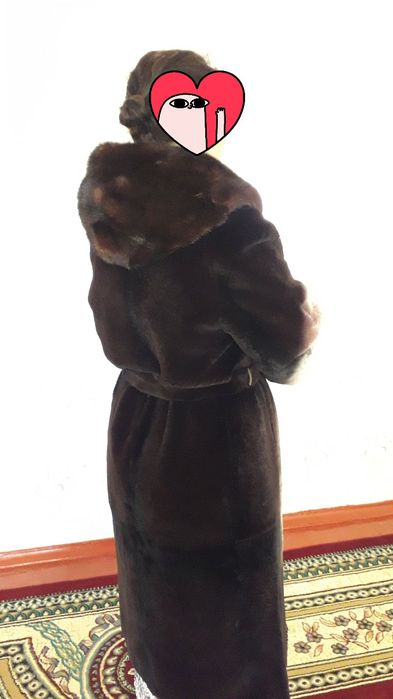 Шуба бобер с норкой