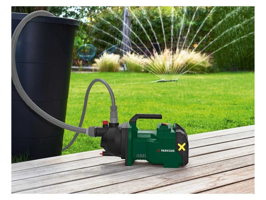 3г.ГАРАНЦИЯ 40V Акумулаторна градинска помпа Parkside PAGP 3000 B2