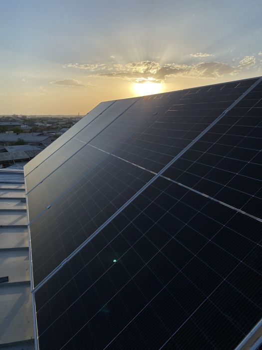 Монтаж солнечных панелей