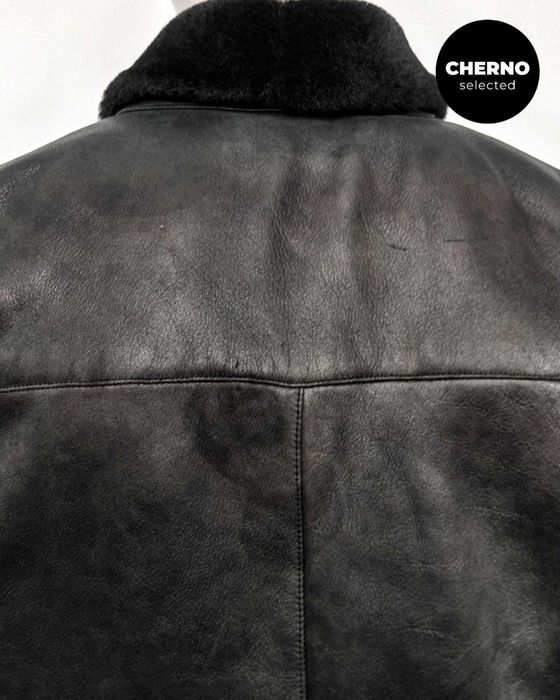 Мъжко кожено палто / кожух LAGERFELD Men’s Shearling Coat – XXL•XXXL