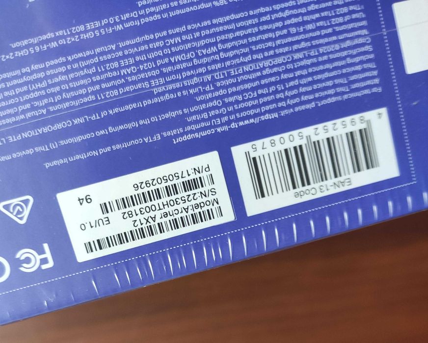 Tp-link Archer AX12 Gigabit AX1500 Cutie Sigilata Garantie