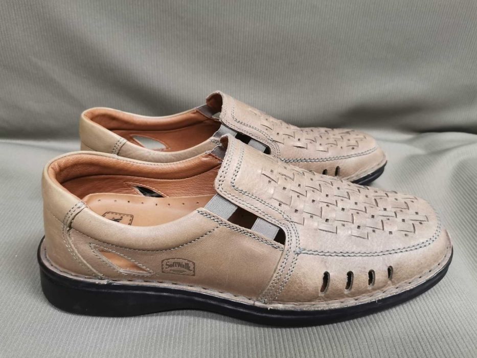 мъжки обувки SOFTWALK № 42 естествена кожа