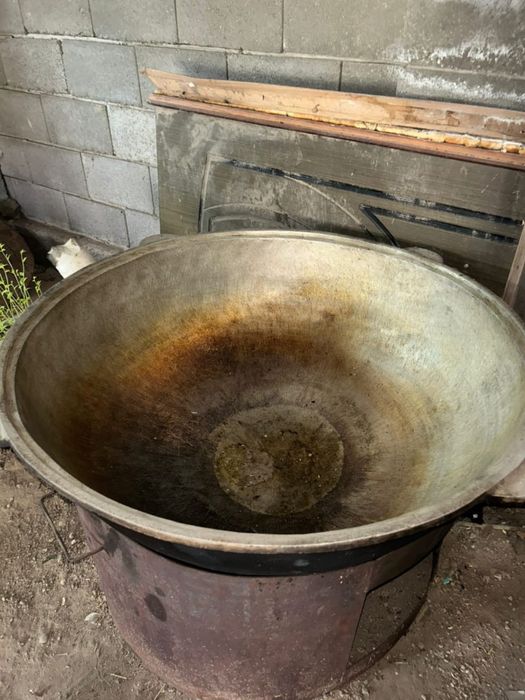 Қазан Ошақ крышкасымен