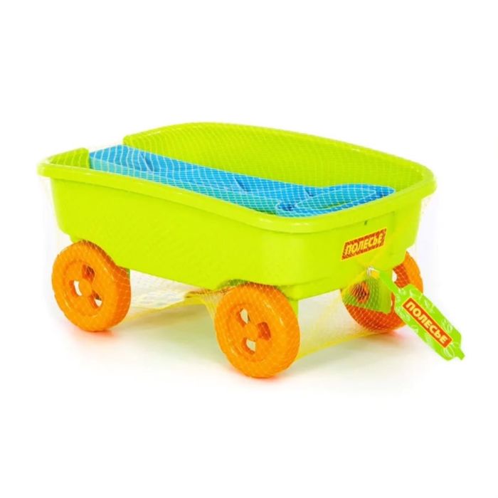 Тележка с ручкой детская