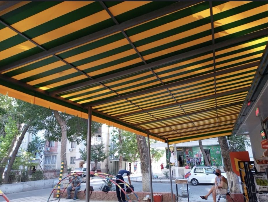 Банер Баннер Baner Banner Тент Tent Сотамиз + Установка киламиз