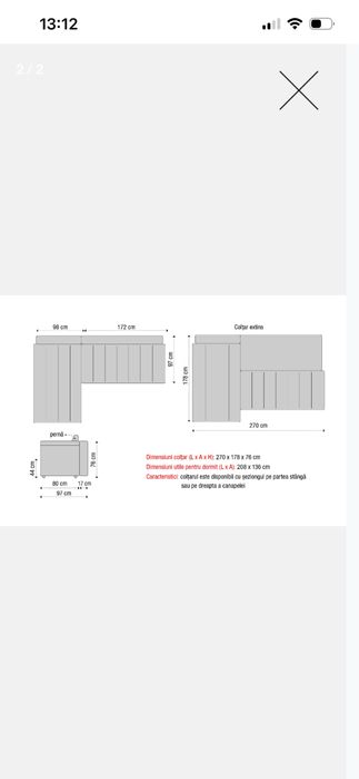 Coltar Rosario din magazin Lemet