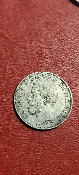 Moneda 50 bani 1881 Carol l rara bani vechi