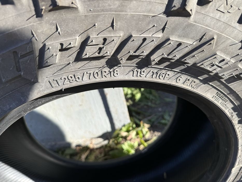 Продам шины nitto trail grapling МТ 295/70/18. 5 штук