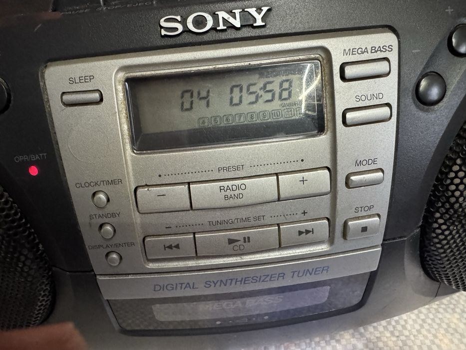 Boimbox Sony radiocasetofon Cd