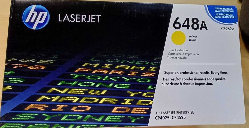 Toner HP 648A (CE262A) galben (Yellow), original, 11000 pagini
