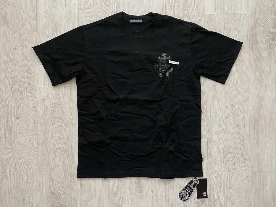 Tricou Chrome Hearts XL Negru - Multi Cross Logo Targu-Mures • OLX.ro