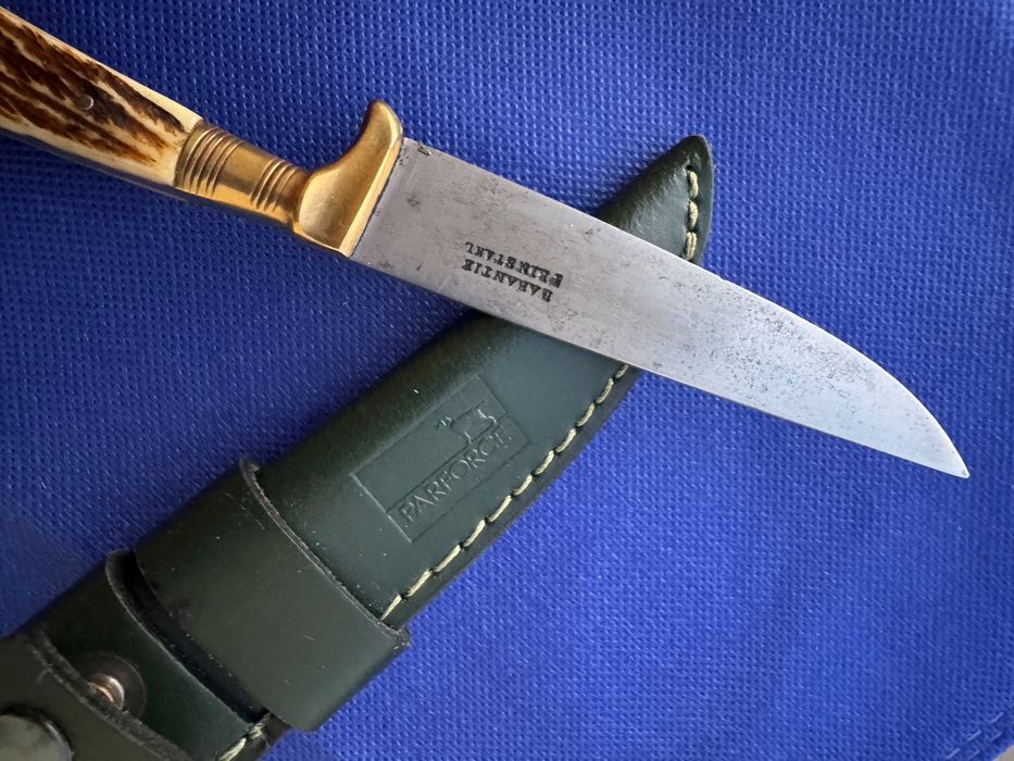 Cutit german vechi anii 40/50,otel carbon piesa deosebita