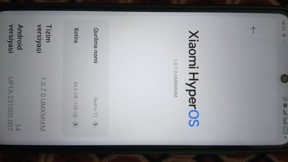 Srochna! Redmi 12 sotiladi