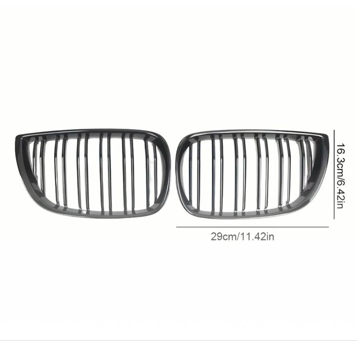 Set Grile/Nari Duble Bmw Seria 1 E87 Non-Facelift 2004-2007