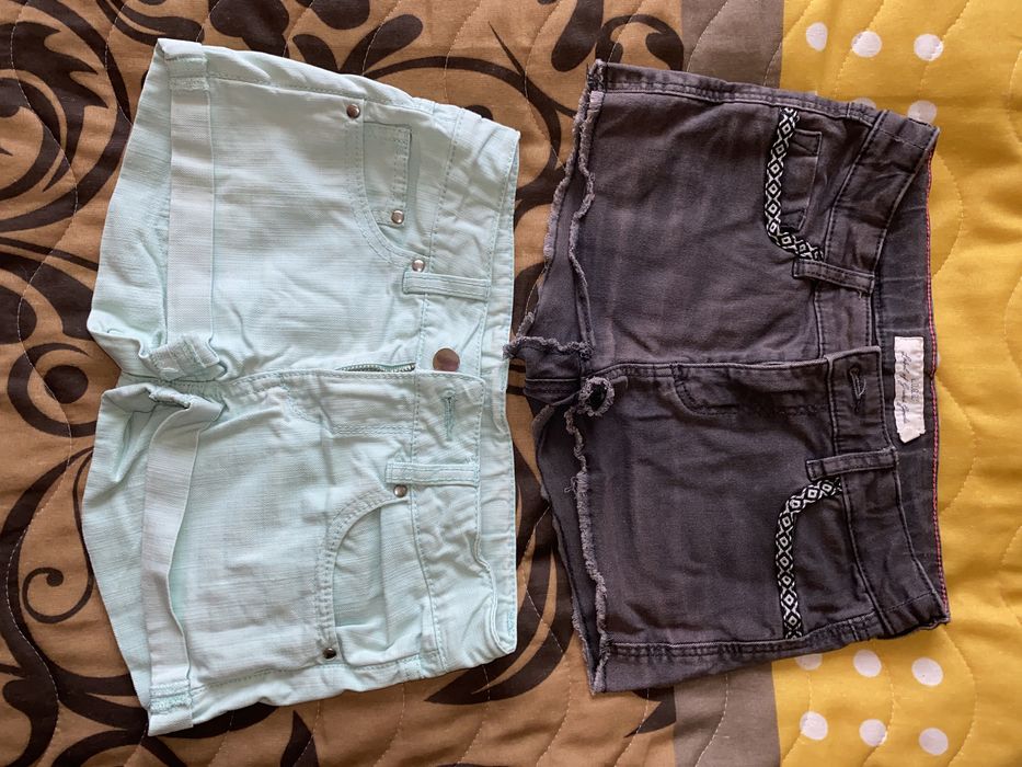 Рокли, дънки, къси панталони, анцунг размер 134-140 см ; 8-10 г.