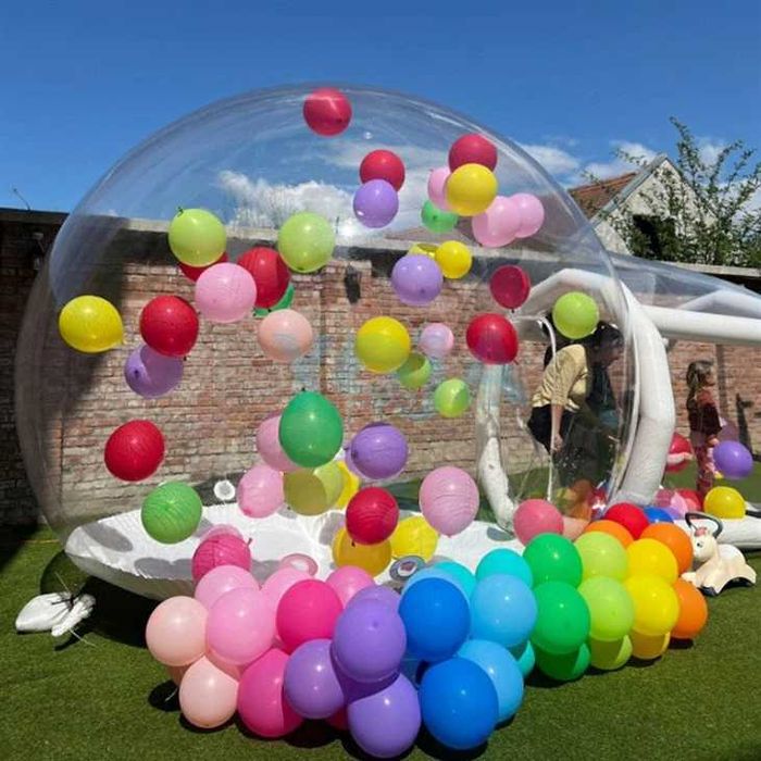 Надуваема балонена къща тип иглу балонна палатка за парти 2,5м 4м