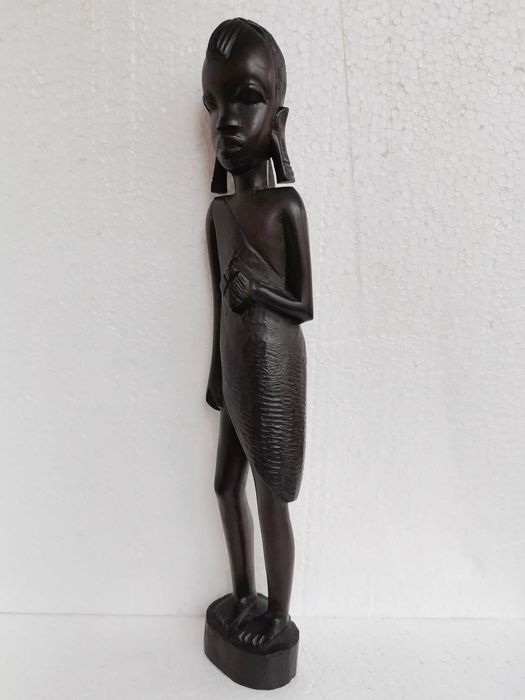 Statueta Masai tribala unicat lucrata manual arta africana colectie